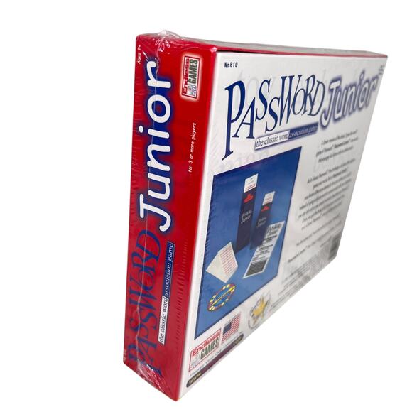 Password Junior Classic Word Association Game Ages 7+ New Sealed - Picture 3 of 9